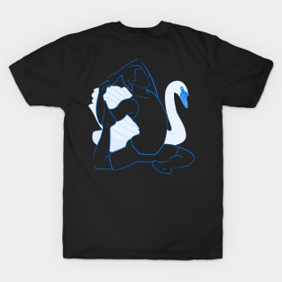 Yoga Pose Swan Pose Yogi Gift Gym Shirt Fitness T-Shirt